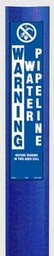 [2333302] 66IN "WATER PIPELINE" BLUE MARKER