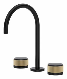 [2600550] Amahle Widespread Bathroom Faucet with C-Spout
