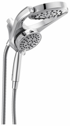 [3063017] HydroRain 4-Function Two-In-One Shower Head and Hand Shower Combo