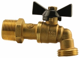 [7099903] 0852-07NL - 'Nl 3/4"Mpt 1/4turn Hose Bibb - Brass (Ball Type)'