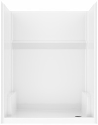 [6451920] Icon 60" x 32" RH Drain Alcove 1-Piece Shower