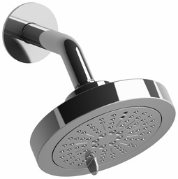[2611880] 6" 2-Function Round Showerhead with Arm