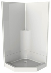 [6452220] CSS36 38 Neo-Angle Center Crain Corner 2-Piece Shower