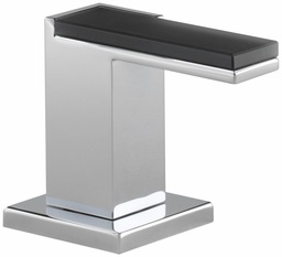 [3055408] Siderna Lavatory/Bidet Handles (pair) with Solar Gray Glass Inserts