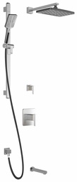 [3742238] Grafik TD3 Premia Thermostatic Tub and Shower System with Wall Arm