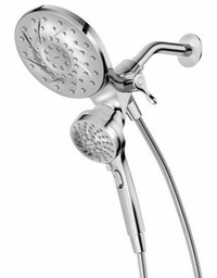 [5926040] Engage Magnetix 6-Function Rainshower Shower Head and Hand Shower Combo