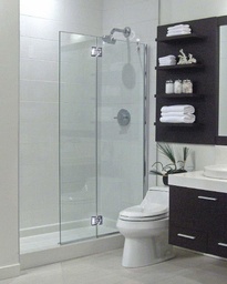 [3999022] Shower Shield with Pivoting Panel