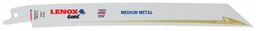 [4491095] 8"x3/4" 18TPI Gold Power Arc Medium Metal Cutting Recip (Each)