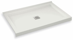 [6451720] B3Square 4832 Center Drain Left Corner Shower Base