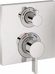 [3072541] Ecostat Square Thermostatic Valve Trim with Volume Control and Diverter