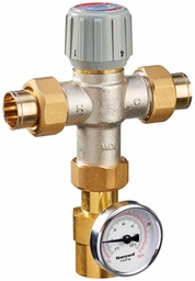 [3970123] 3/4 in Union Sweat with Temp Gauge Mixing Valve LF - STD