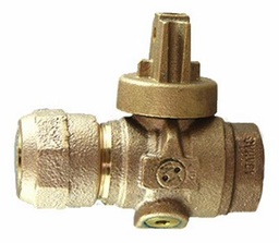 [2310582] N/L F/PORT B/V CURB with DRN - 1 1/2" CB x 1 1/2" FIP