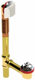 [7547502] Push Pull Brass Offset Waste & Overflow with Large Strainer