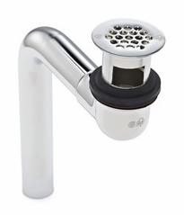 [1400500] Open Grid Offset Bathroom Sink Drain wtih Overflow