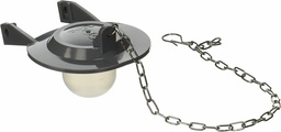[1066018] 2" PVC FLAPPER W/ CLEAR CONE (31+4) LINKS (SP)
