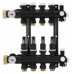 [1819892] EP Heating Manifold Assembly with Flow Meter, 8-loop