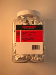 [7500332] 3/16"x 1" Low Voltage Plastic Staple 1 Nail - White