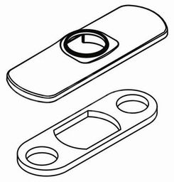 [5925086] Escutcheon Plate for Bathroom Faucet