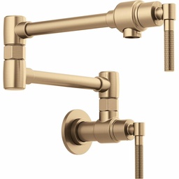 [3051065] Litze Wall Mount Pot Filler with Knurled Handle