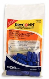 [7500329] DryConn Blue/Blue Waterproof Connectors - Outdoor/Irrigation