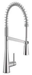 [5921350] Sleek Pre-Rinse Kitchen Faucet with Spring Pulldown Spray