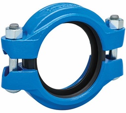 [6666755] 4" QuickVic Installation Ready Flexible Coupling Potable Water SS Blue Style 877N
