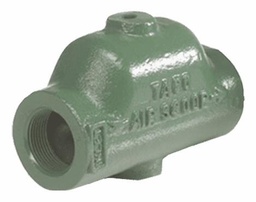 [1489051] 1 1/2" Air Scoop c/w 1/2" and 3/4"FIP expansion tank tapping and 1/8" vent tapping