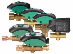 [1488106] 1" Normally closed, Brass body, Electronic Zone Valve -24V with end switch