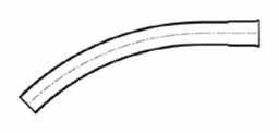 [7689022] 3" DB2 45' 36" RADIUS HxS