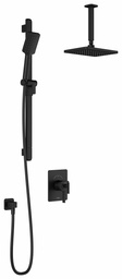 [3744270] SquareOne TCD1 Thermostatic Coaxial Shower System with Vertical Ceiling Arm