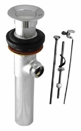 [7859920] 3-Piece Mechanical Pop-Up Bathroom Sink Drain with Overflow