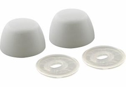 [5455761] TOILET BOLT CAP SET - SNAP-ON- WHITE