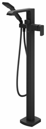 [3740406] Sobrio Floor Mount Tub Filler with Hand Shower Trim (with Cartridge, less Rough-In)