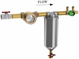 [1010020] 3/4", 10" Filter Housing, Full Kit