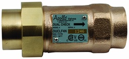 [1280310] DUAL CHECK,3/8"NPT,LF BRZ