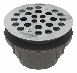 [7544584] 2-Piece FRZERO FR PVC Shower Drain x Hub for Molded Shower Bases
