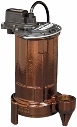 [1582810] 1/2 HP 1-Phase 115V Cast Iron Sump/Effluent Pump Auto with 25' Cord