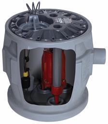 [1583700] 1 HP 1-Phase 115V ProVore Simplex Sewage Ejector Package with 10' Cord