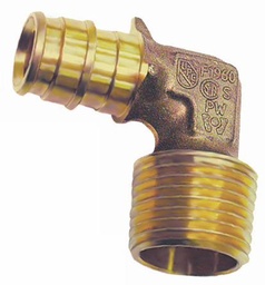 [1810935] 1/2 Q+E X MIP BRASS 90° ELBOW