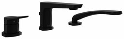[3740586] Moroka 3-Piece Deck Mount Tub Filler with Hand Shower