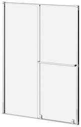 [3748110] BALANCIA (Box 2 of 2) 60''x79'' Sliding Shower Door Mobile Panel for Alcove Installation (Reversible)