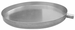 [3109500] 22" RND PAN 2"H C/W SIDE STUB