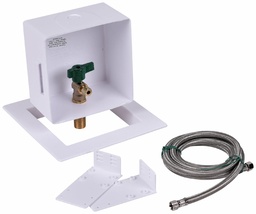 [3552512] IMB 1/4 TURN COPPER STANDARD W/SS HOSE LL