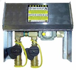 [4070650] 2LB NatGas Connect;2xBV+QD;SS;Left Mount