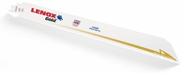 [4490916] 12"x1" 10TPI Gold Power Arc Extreme Metal Recip (Each)