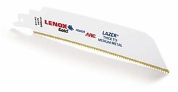 [4490901] 6"x1" 14TPI Gold Power Arc Extreme Metal Recip (Each)