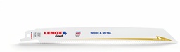 [4491091] 8"x3/4" 10TPI Gold Power Arc Thick Metal Cutting Recip (Each)