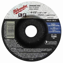 [4529715] 4-1/2 x 1/4 x 7/8 Grinding Wheel Type 27 (Bulk 10)