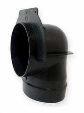 [5626790] 4" 90 Degree Elbow Black
