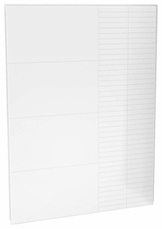 [6457595] Utile 60" x 81" Shower Back Wall